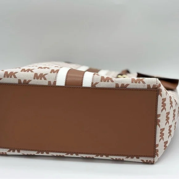 Michael Kors Vincent Large Logo Jacquard Tote Bag with Card Case NWT - Picture 8 of 15